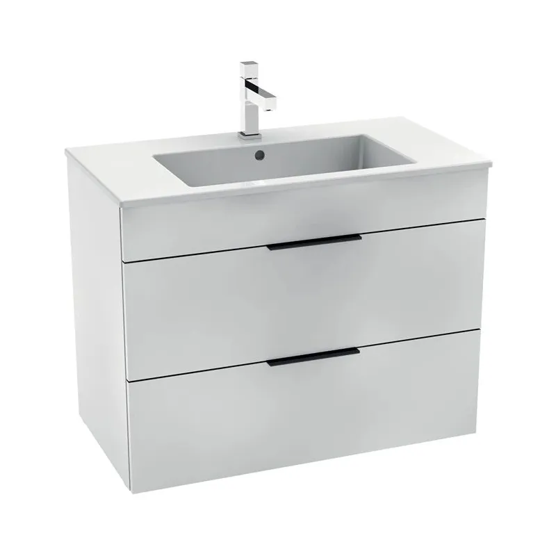 Vannas istabas skapis ar izlietni Jika Cube, balta krās., 42.2 cm x 79 cm x 60.7 cm