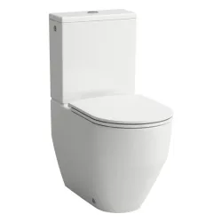 Toilet bowl standing horizont connection