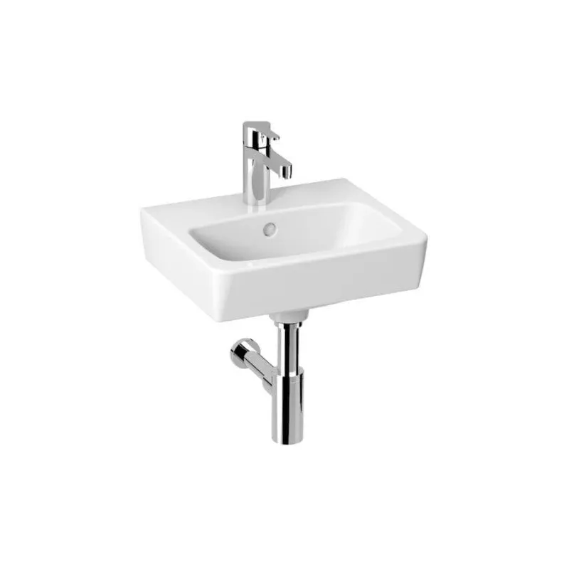 Vannas istabas izlietne Jika Lyra Plus H8153800001041, porcelāna, 40 cm x 34 cm x 17 cm, balta krās.