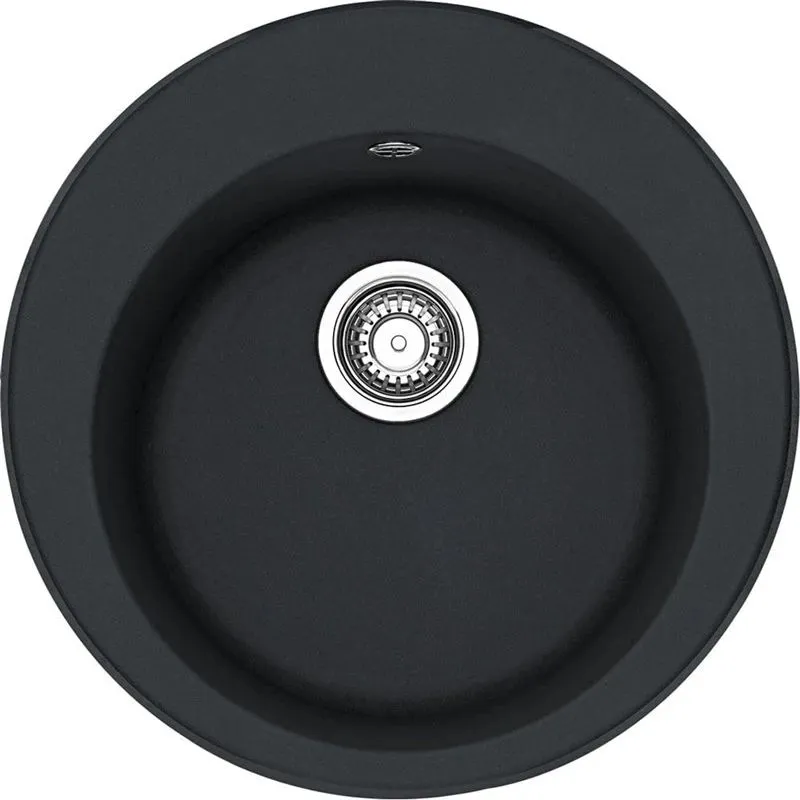 Virtuves izlietne Franke Ronda ROG 610 - 41, granīts, 51 cm x 51 cm x 19.5 cm, onyx