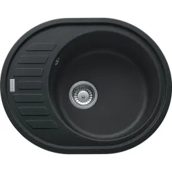 Кухонная мойка Franke Ronda ROG 611-62, гранит, 62 см x 50 см x 17.5 см, onyx