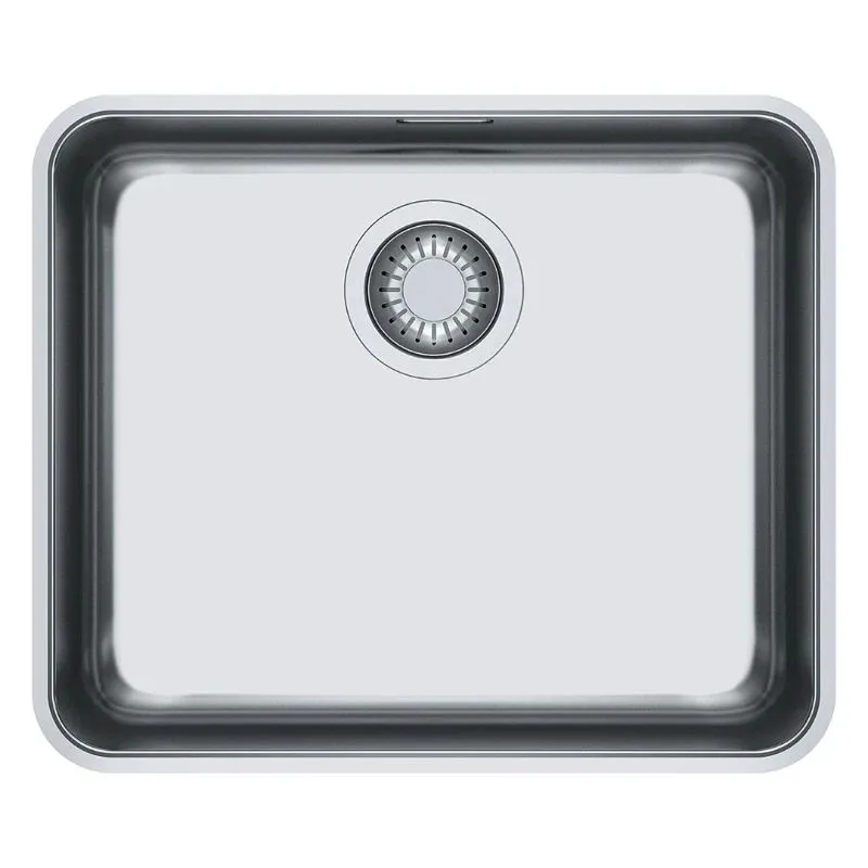 Virtuves izlietne Franke Aton ANX 110-48, nerūsējošais tērauds, 51 cm x 43 cm x 18 cm, pelēka krās.