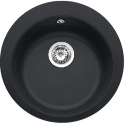 Köögivalamu Franke Single Single 1, klaaskiud, 50 cm x 50 cm x 14.5 cm, onyx