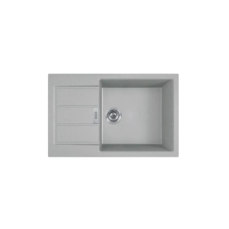 Virtuves izlietne Franke Sirius 2.0 S2D 611-78 XL ,500,, tektonīts, 78 cm x 50 cm x 20 cm, urban pelēks