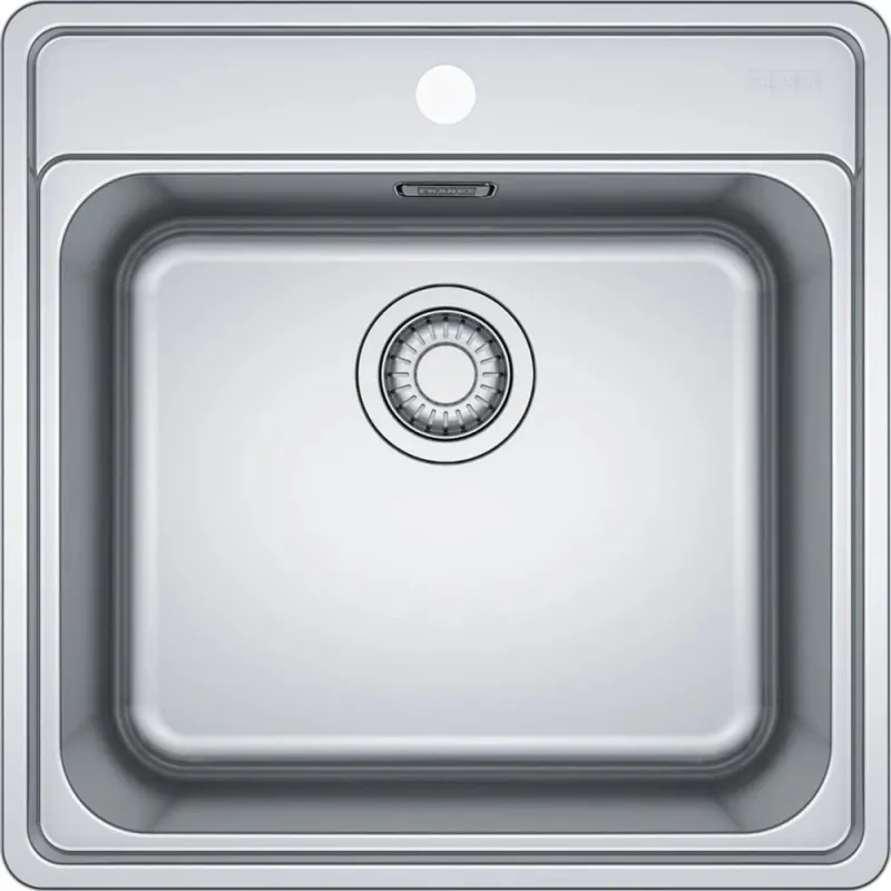 Virtuves izlietne Franke Bell BCX 610-51, nerūsējošais tērauds, 51 cm x 51 cm x 20 cm, nerūsējošā tērauda krās.