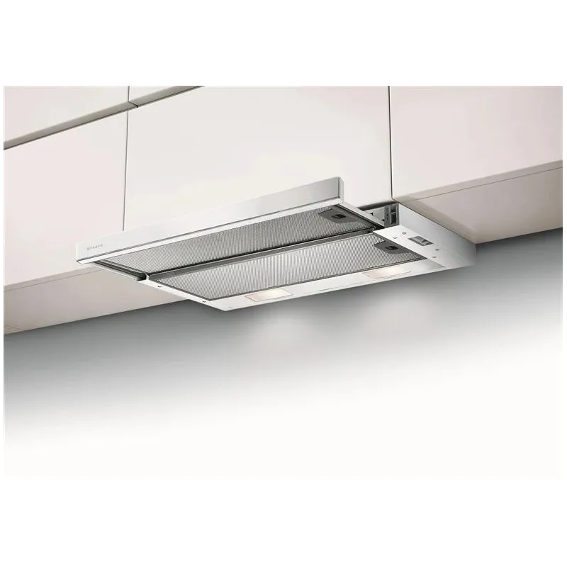 Iebūvēts tvaika nosūcējs Faber Flexa NG GLASS W A60, balta krās.