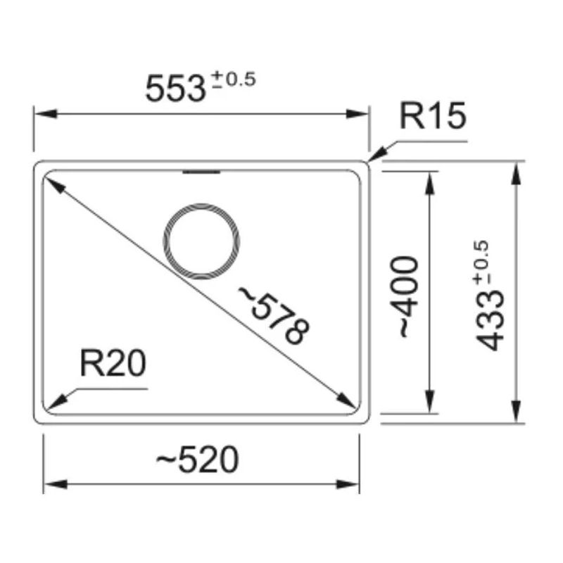 Virtuves izlietne Franke Maris 125.0683.183. granīts