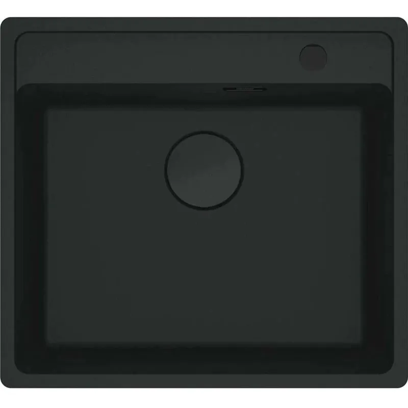 Virtuves izlietne Franke Maris MRG 610-52, granīts, 56 cm x 51 cm x 20 cm, matēta melna krās.