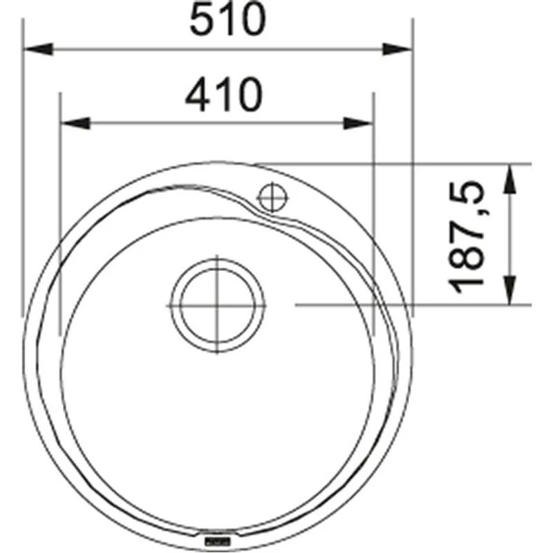 Izlietne d51cm rol610-41 101.0000.562