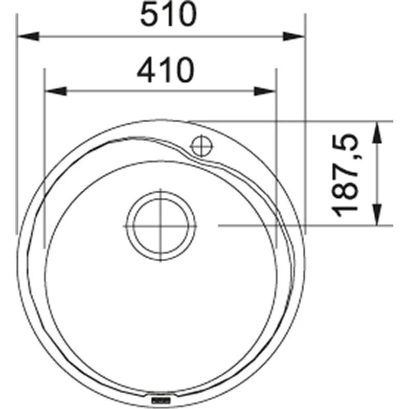 Izlietne d51cm rol610-41 101.0000.562