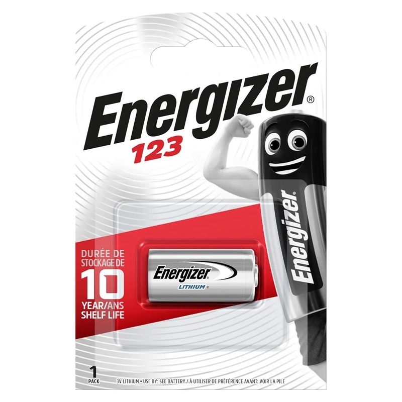 BATERIJA ENERGIZER 123 3V Lithium B1. 1500 mAh