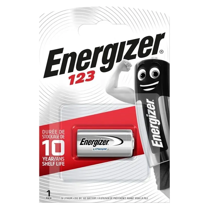 Baterijas Energizer EN123B1, CR123, 3 V