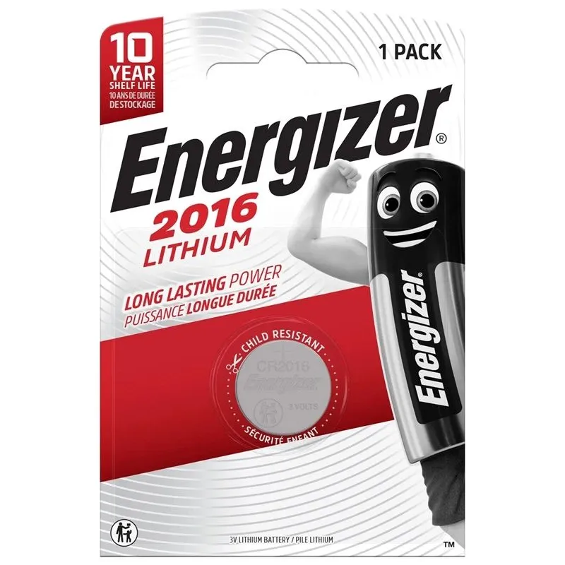 Baterijas Energizer EN2016, CR2016, 3 V