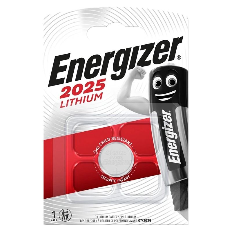 LITIJA BATERIJA ENERGIZER CR2025 3V B1 155 mAh