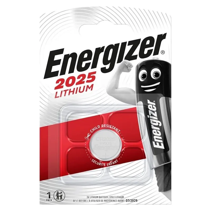Litija baterija Energizer, CR2025, 3 V