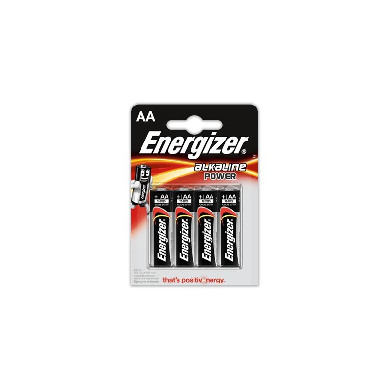 BATERIJAS ENERGIZER Alkaline Power AA 1500 LR6 1.5V B4