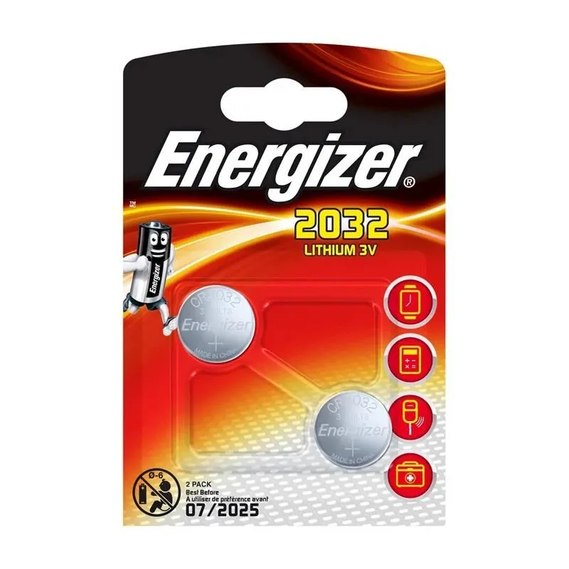Elements Energizer BELK7-CR2032D, CR2032, 3 V, 2 gab.