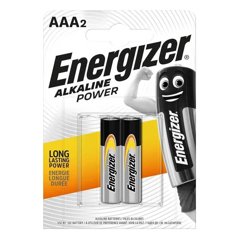 Baterijas Energizer LR03, AAA, 1.5 V