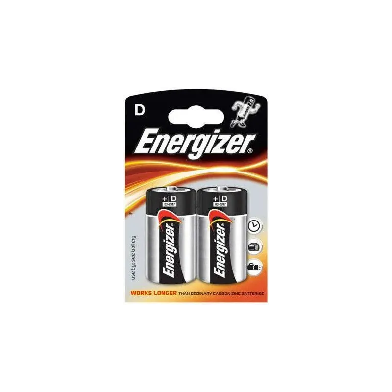 Baterijas Energizer EN1300B2BASE, D, 1.5 V