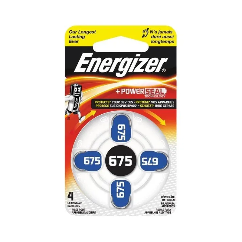Baterijas Energizer BEFL33-675, ZA675-PR44, 1.4 V