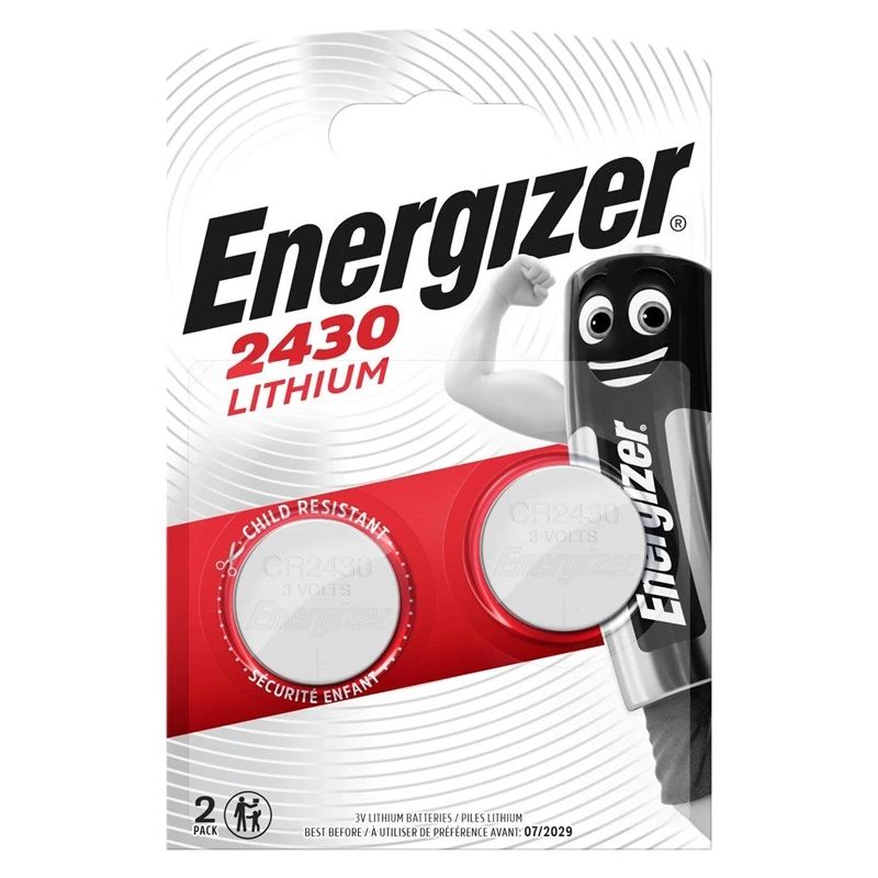LITIJA BATERIJAS ENERGIZER CR2430 3V B2 290 mAh