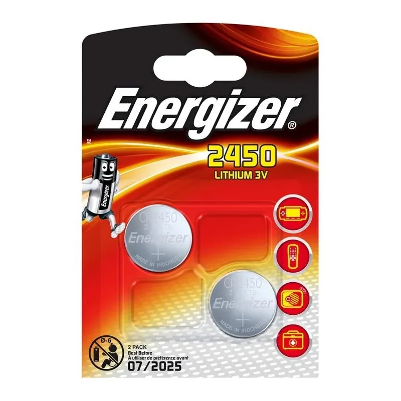 Elements Energizer BELK10-CR2450, CR2450, 3 V, 2 gab.