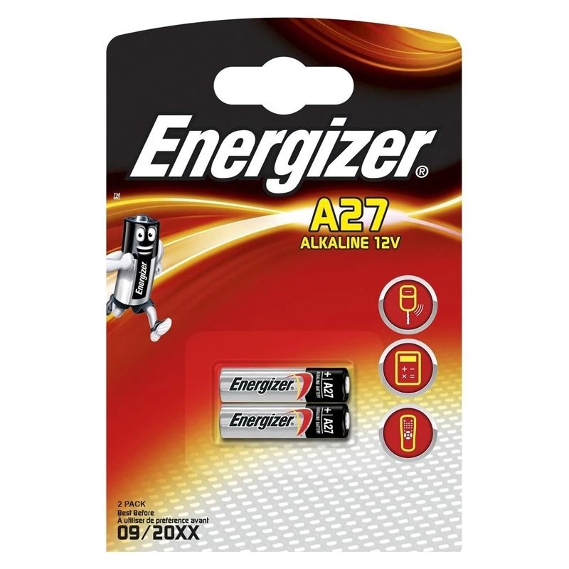 Baterijas Energizer EN27B2. A27-L828. 12 V. 2 gab.