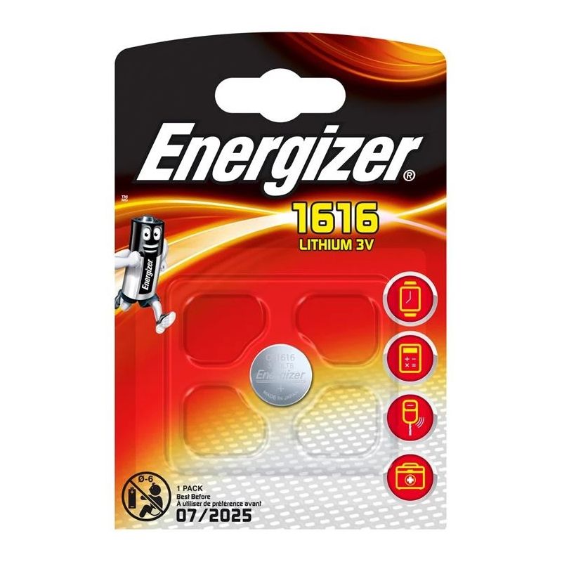 LITIJA BATERIJA ENERGIZER CR1616 3V 55 mAh