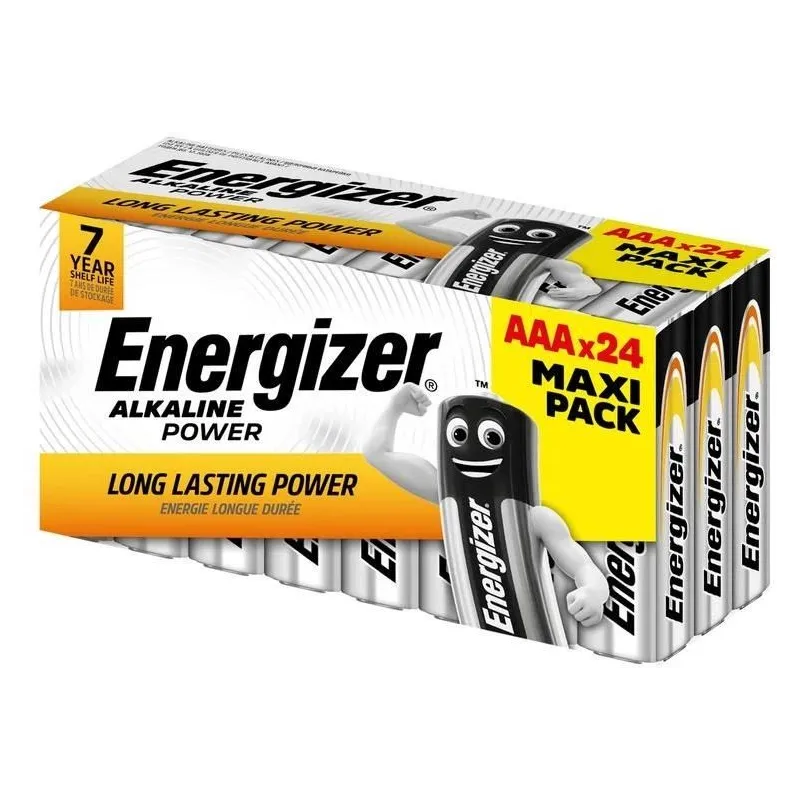 Baterijas Energizer Alkaline power, AAA, 1.5 V