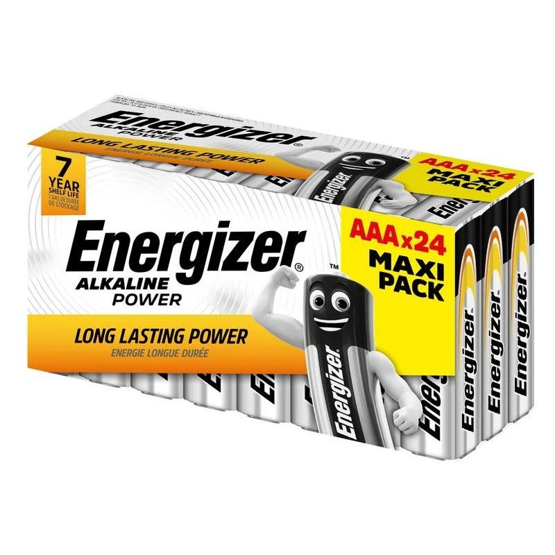 Baterijas Energizer Long Lasting Power. AAA. 1.5 V. 24 gab.