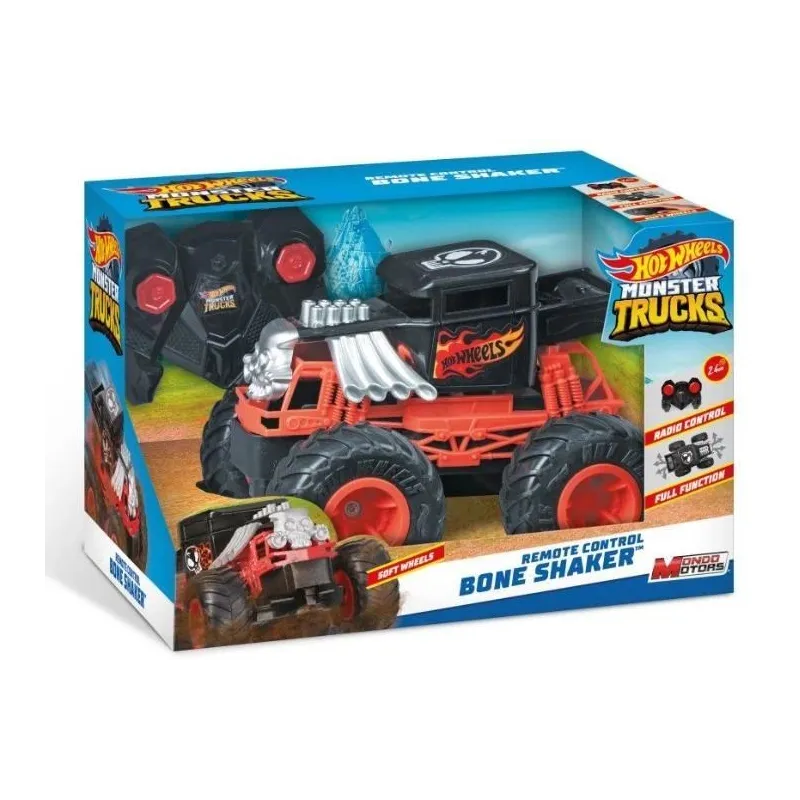 Radiovadāms apvidus auto Mattel Hot Wheels Monster Truck 13-63683, daudzkrāsaina-,krāsa-dizains tiek izvēlēts nejauši,
