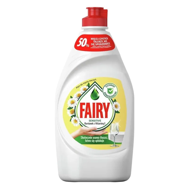 Trauku mazgāšanas līdzeklis Fairy Sensitive Chamomile P014F94, 0.9 l