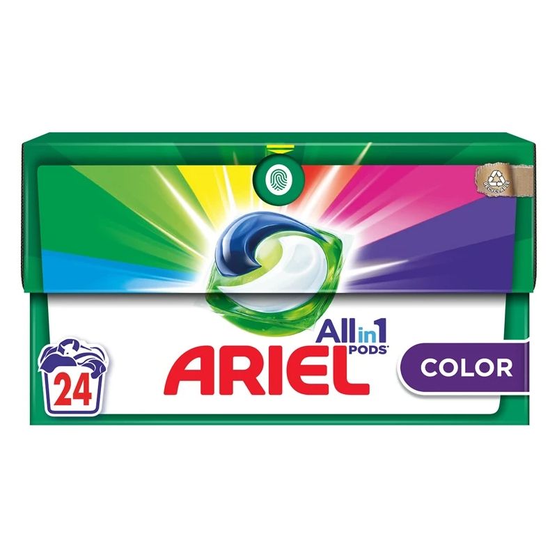 Kapsulas mazgāšanai Ariel color. 24 gab.