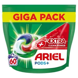 Washing capsules ariel extra clean 60pcs