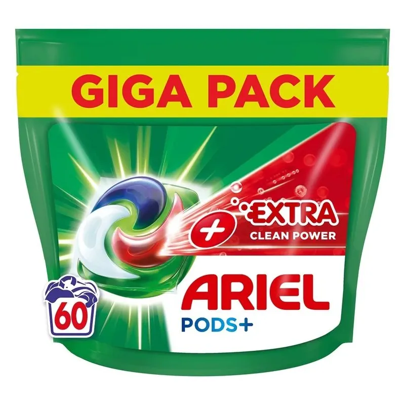 Kapsulas mazgāšanai Ariel Extra Clean Power, 60 gab.