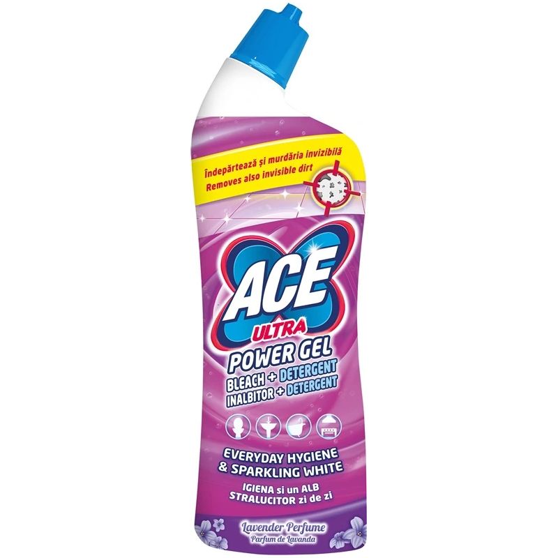 Gēla vannas tīrītājs Ace Ultra Power 750 ml