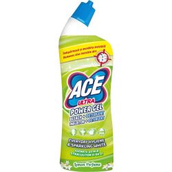 Gelīgais vannas tīrīšanas līdzeklis Ace Ultra Power. Lemon 750 ml