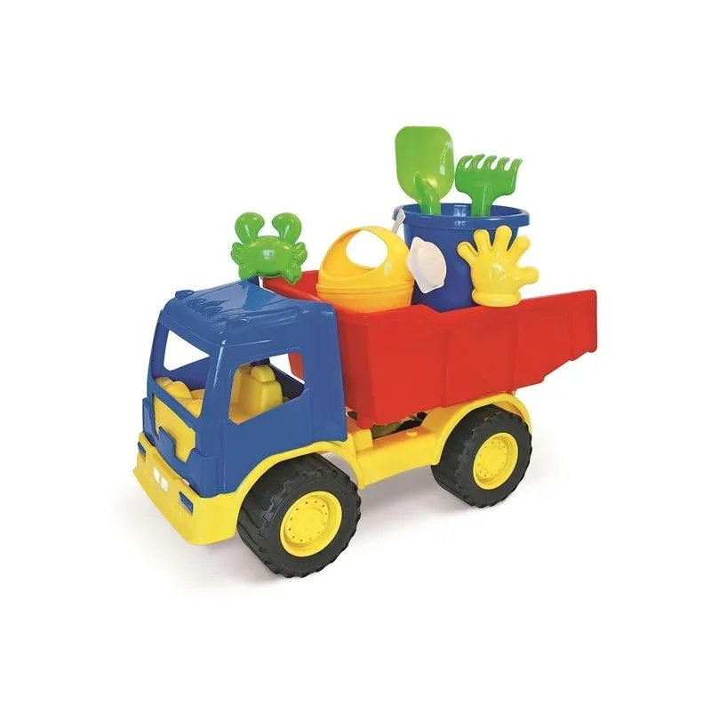 Smilšu kastes rotaļlietu komplekts Adriatic 634, daudzkrāsaina