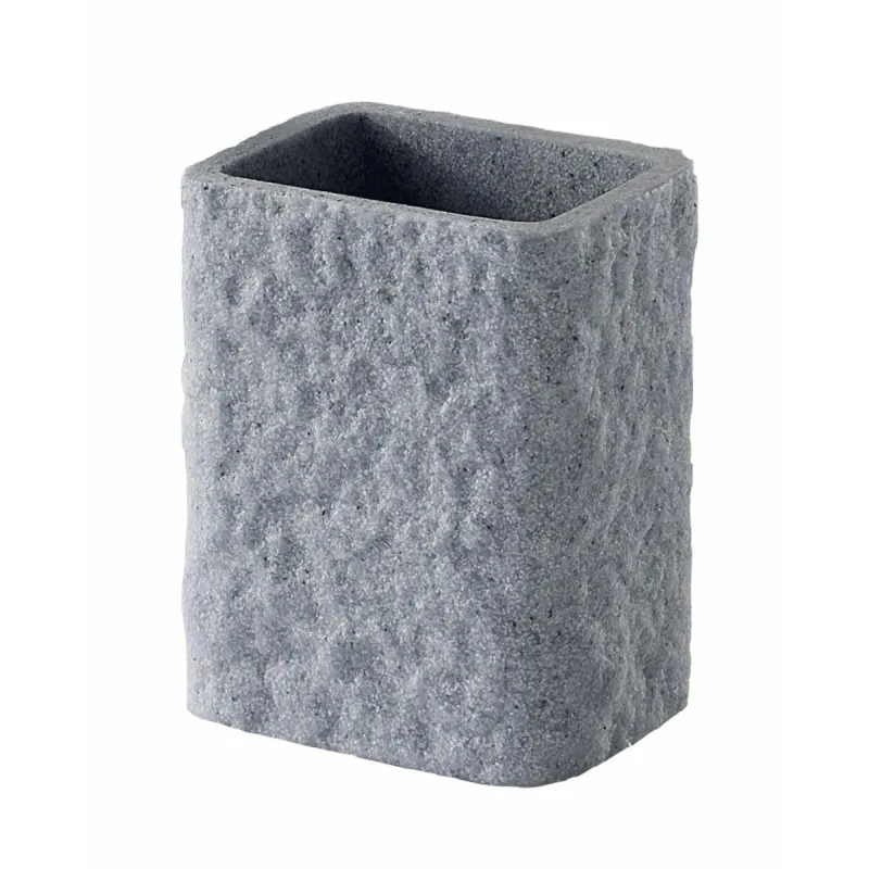 Vannas istabas glāze Gedy Aries AR9808, pelēka krās., 9 cm x 11 cm x 9 cm