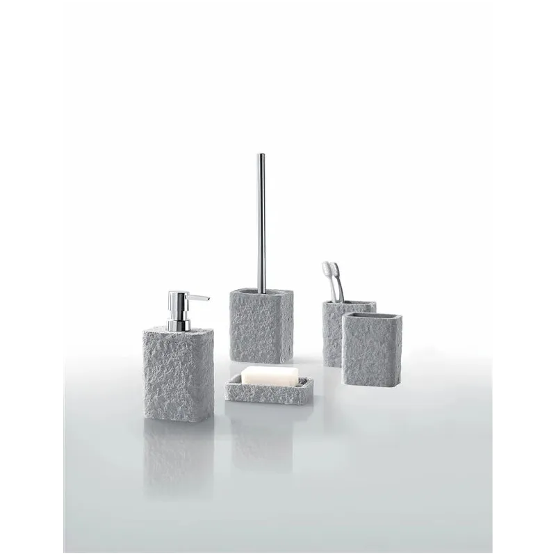 Vannas istabas glāze Gedy Aries AR9808, pelēka krās., 9 cm x 11 cm x 9 cm