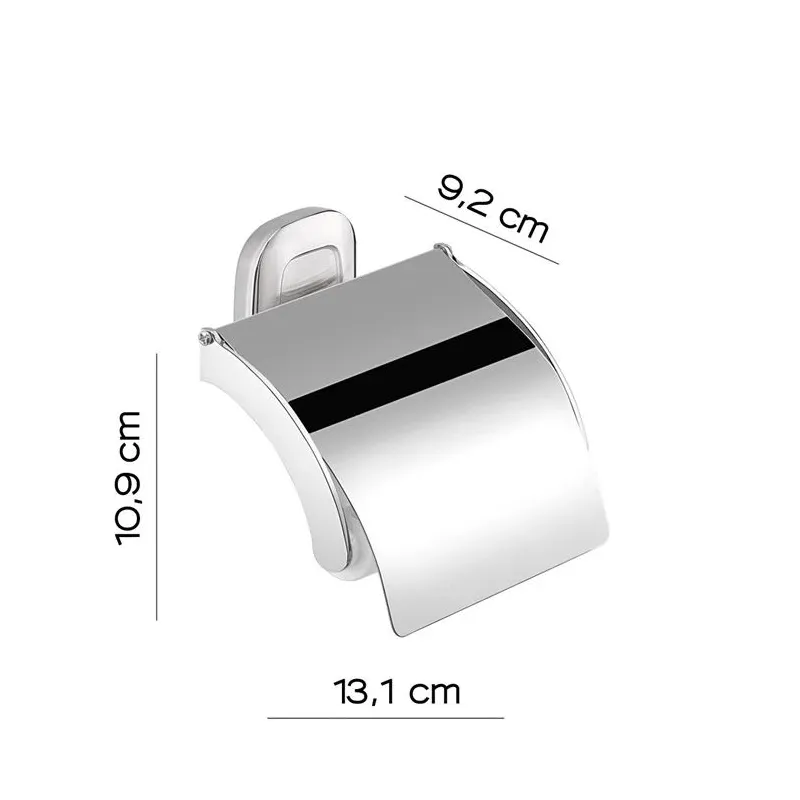 Tualetes papīra turētājs Gedy Everest GEV2513, 12.9 cm x 10.9 cm x 9.2 cm