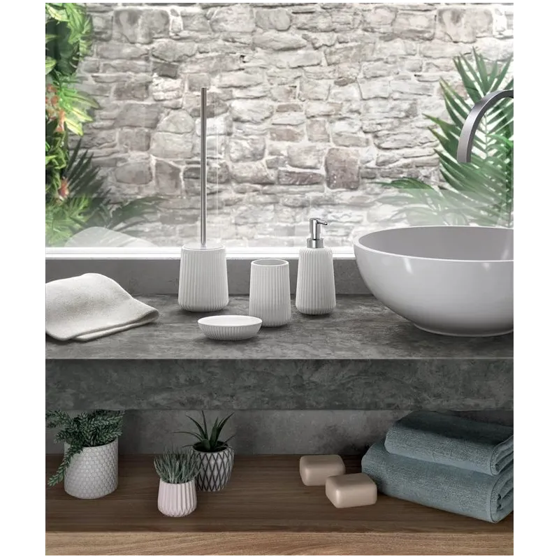 Tualetes birste Gedy Marika MK3302, balta krās., 10.2 cm x 45 cm x 10.2 cm