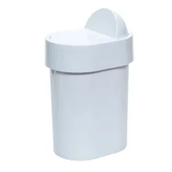 Trash bin junior 8009 02 4.8 l white