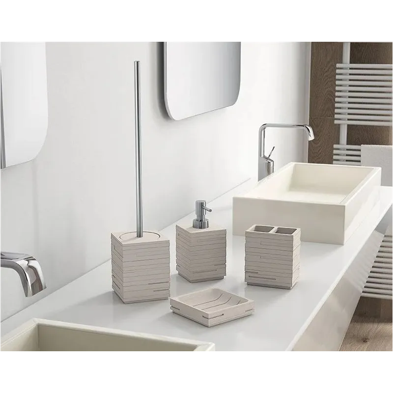 Vannas istabas glāze Gedy Quadrotto QU98-66, brūna krās.-dzeltena krās., 10 cm x 11.2 cm x 6.5 cm