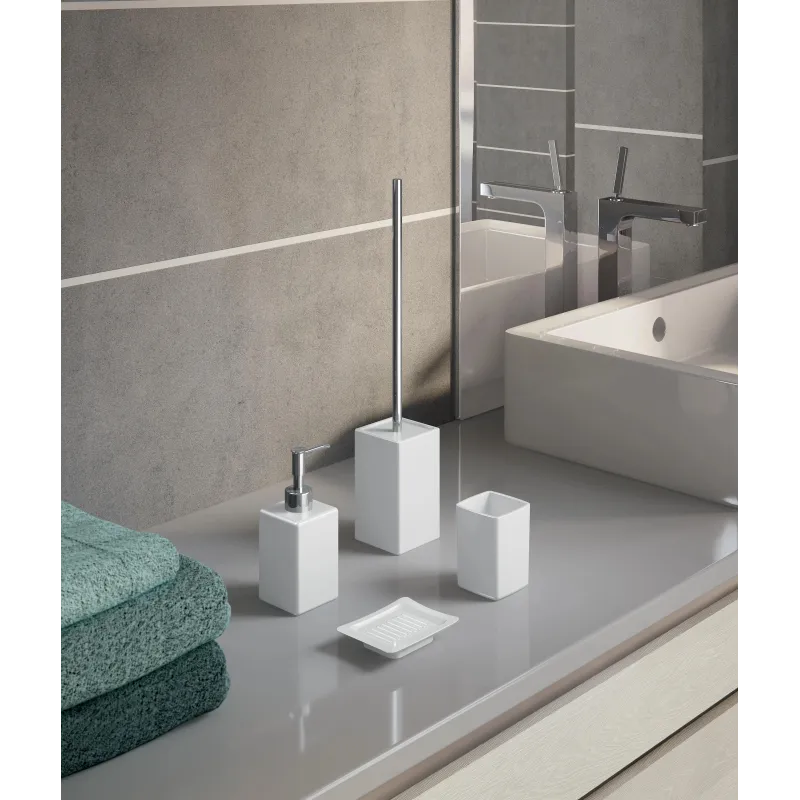 Tualetes birste Gedy Verbena VE3302, balta krās., 10 cm x 46 cm x 10 cm