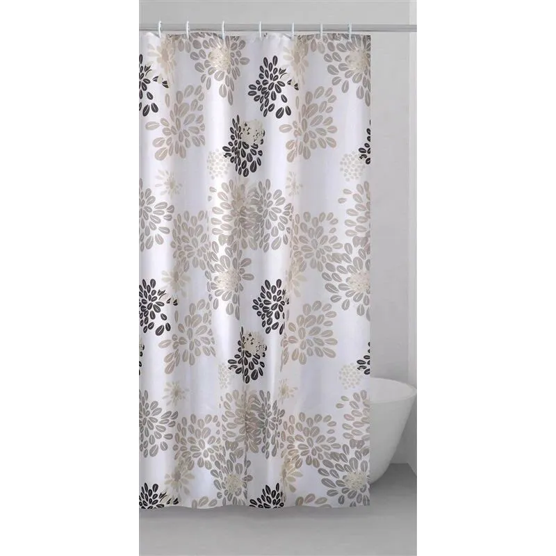 Dušas aizkars Gedy Caffee TTE13022430, brūna krās.-balta krās., 200 cm x 240 cm