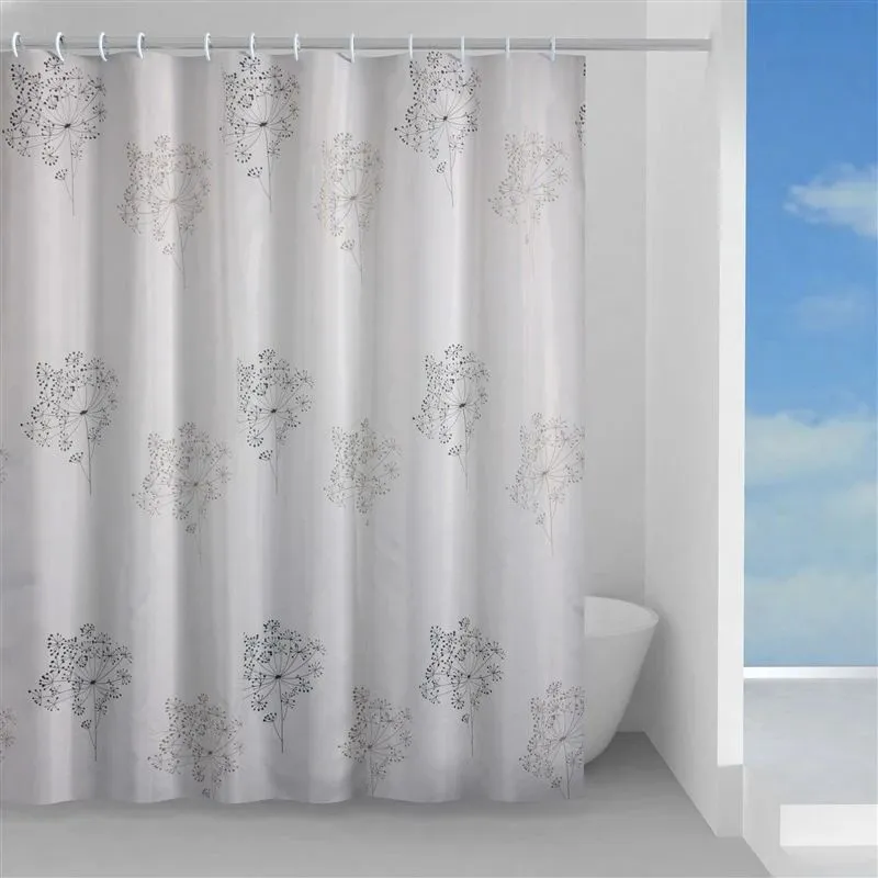 Dušo užuolaida Gedy Parfume TTE13221230, ruda sp.-balta sp.-juoda sp., 200 cm x 120 cm
