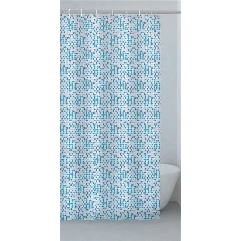 Dušas aizkars Gedy Pool TVI13321830, zila krās.-balta krās., 200 cm x 180 cm