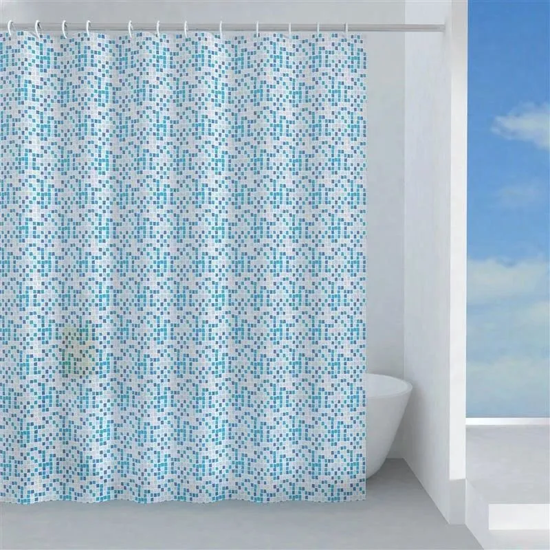 Dušas aizkars Gedy Pool TVI13321830, zila krās.-balta krās., 200 cm x 180 cm