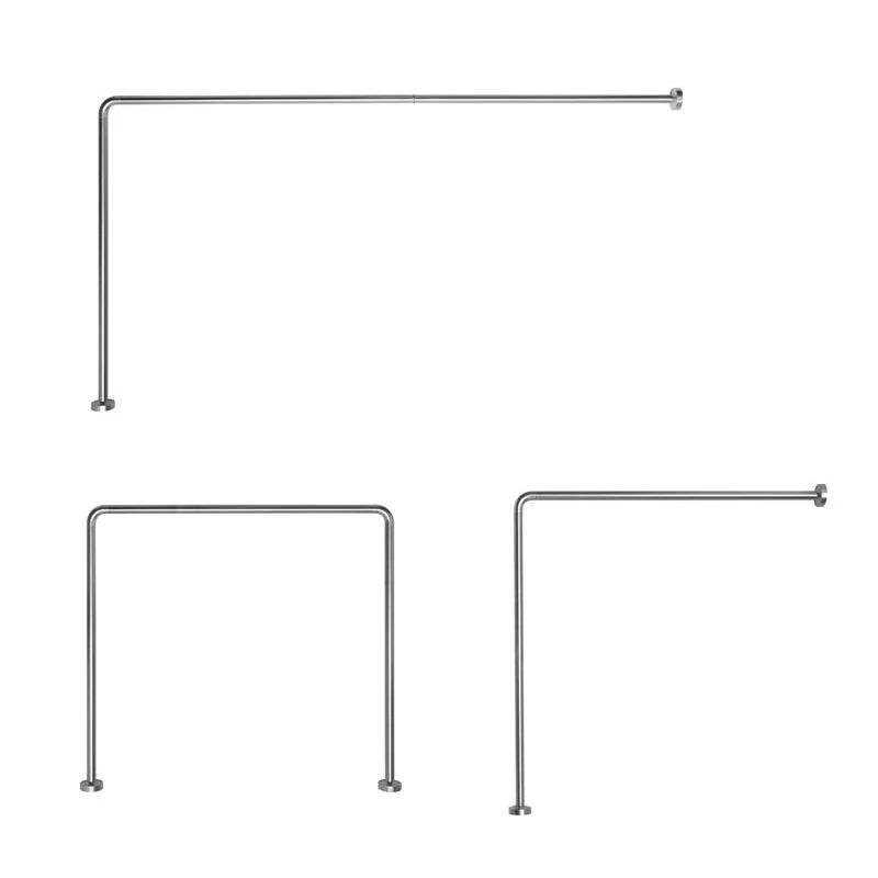 Stienis dušas 80x170 d.25 chrome